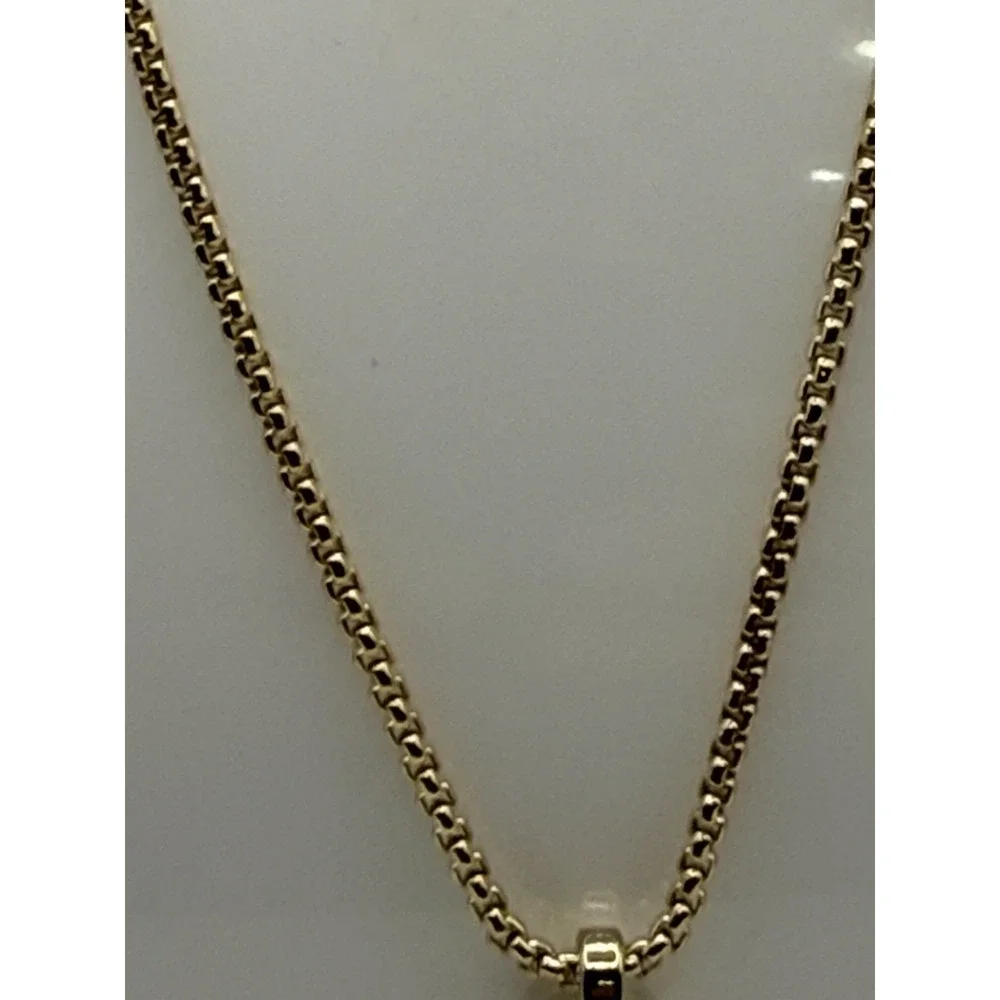 RJ Graziano Heart Pendant Necklace Gold Tone Pink Enamel Crystal 16-19